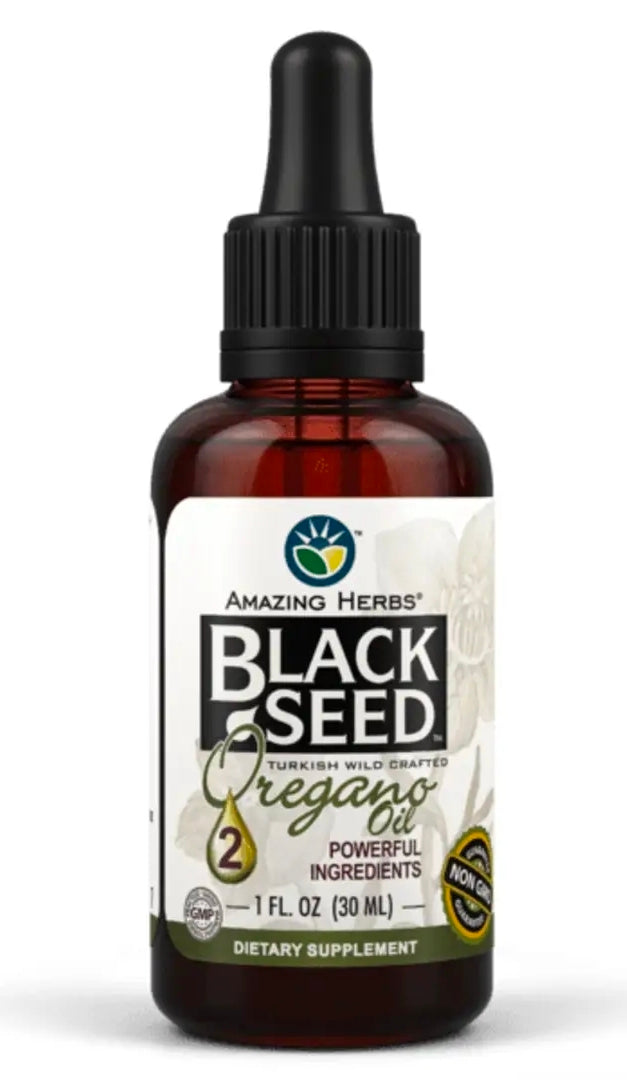 Black Seed and Oregano Oil 1oz.