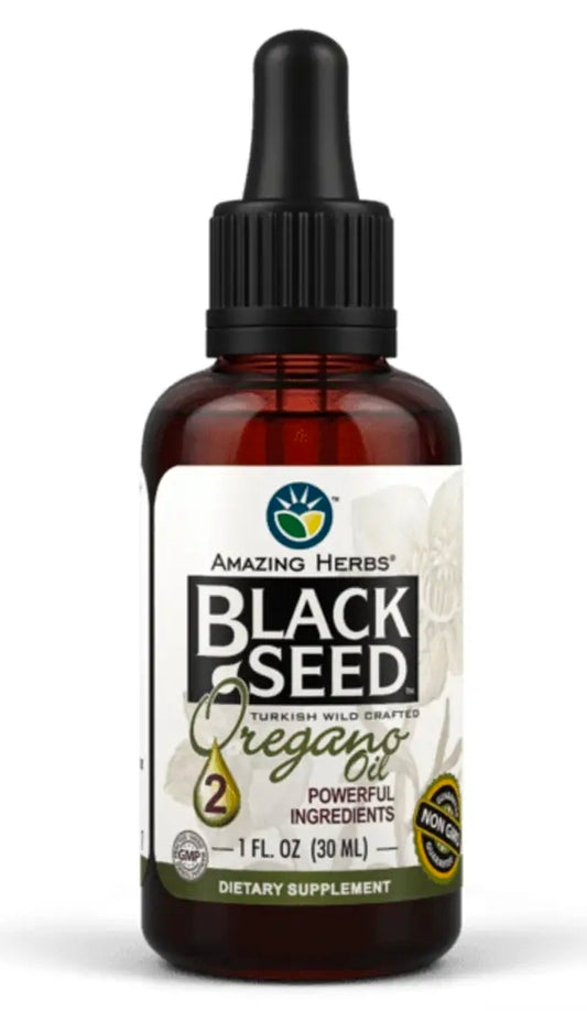 Black Seed and Oregano Oil 1oz.